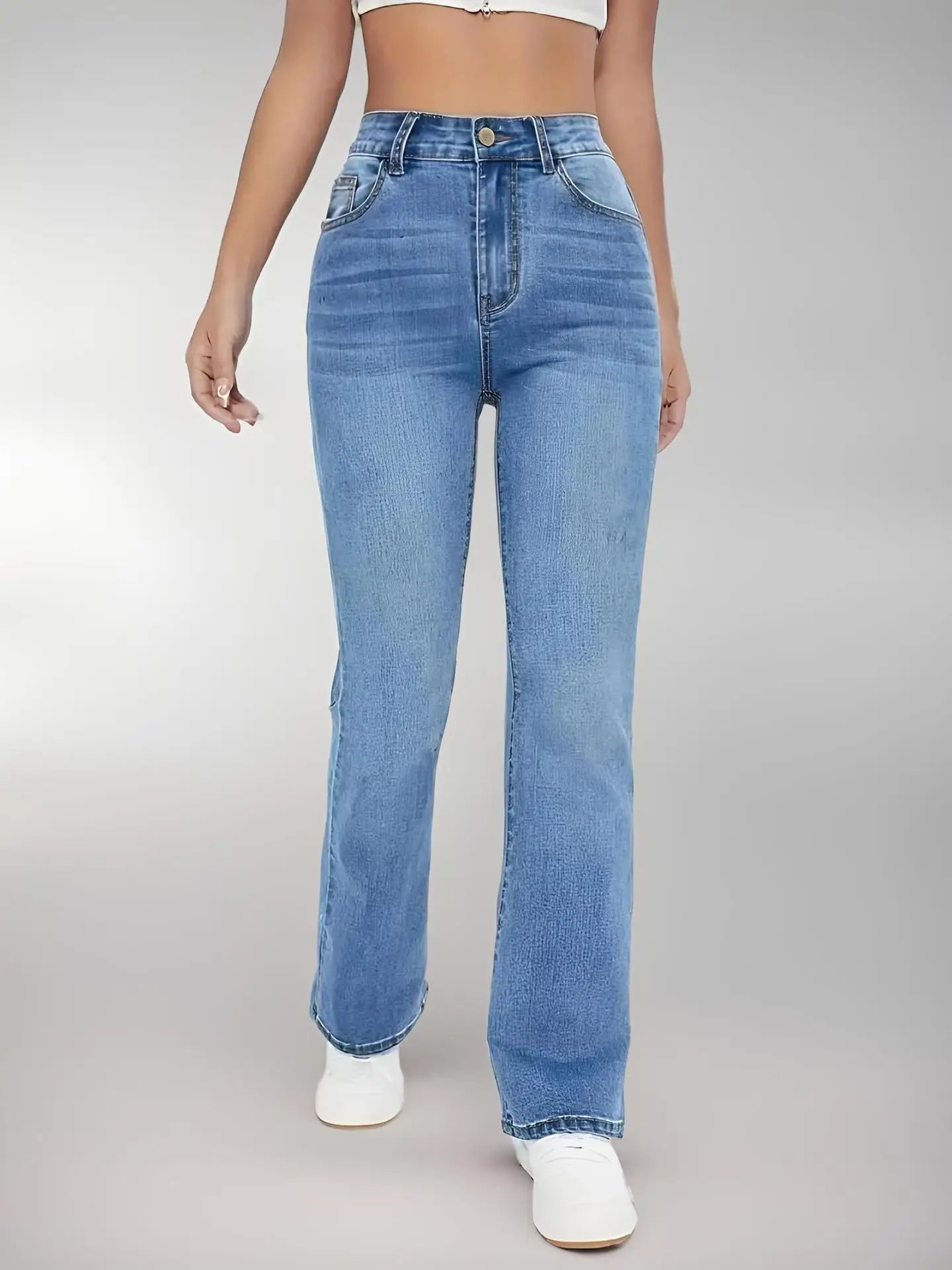 Denim trousers for women