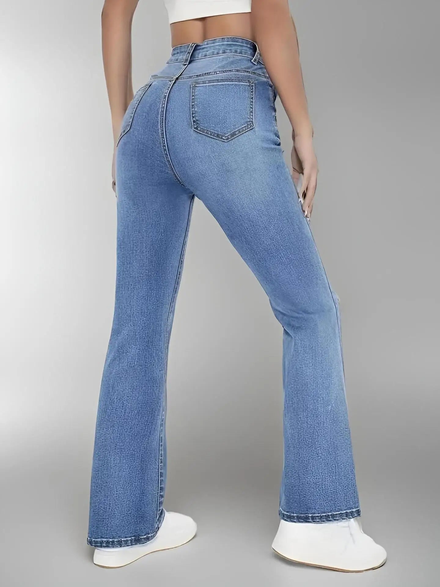 Denim trousers for women