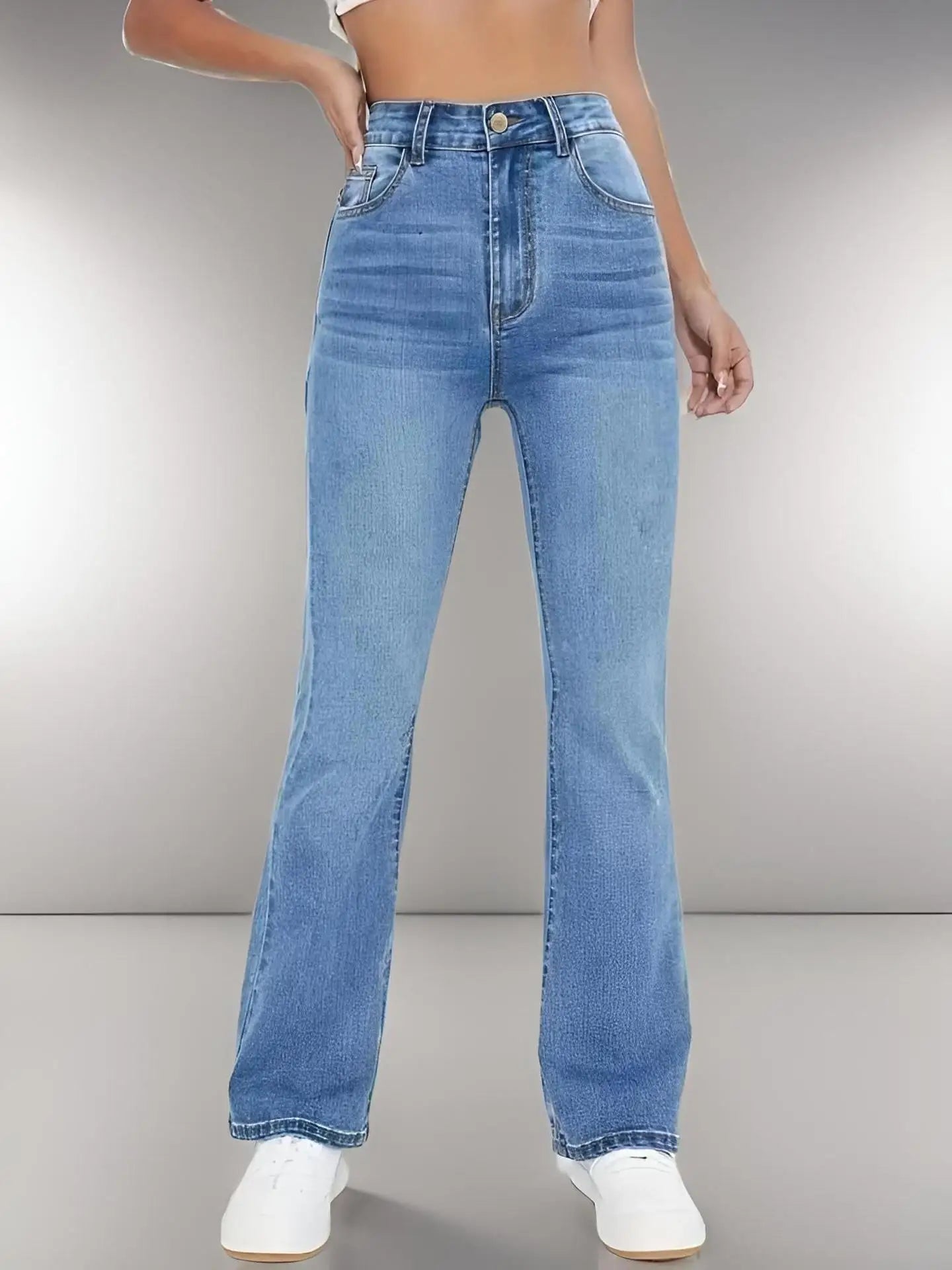 Denim trousers for women