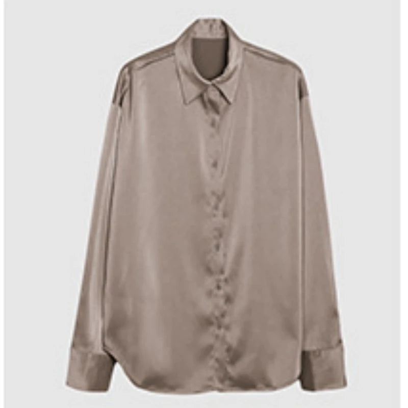 Satin shirts for women