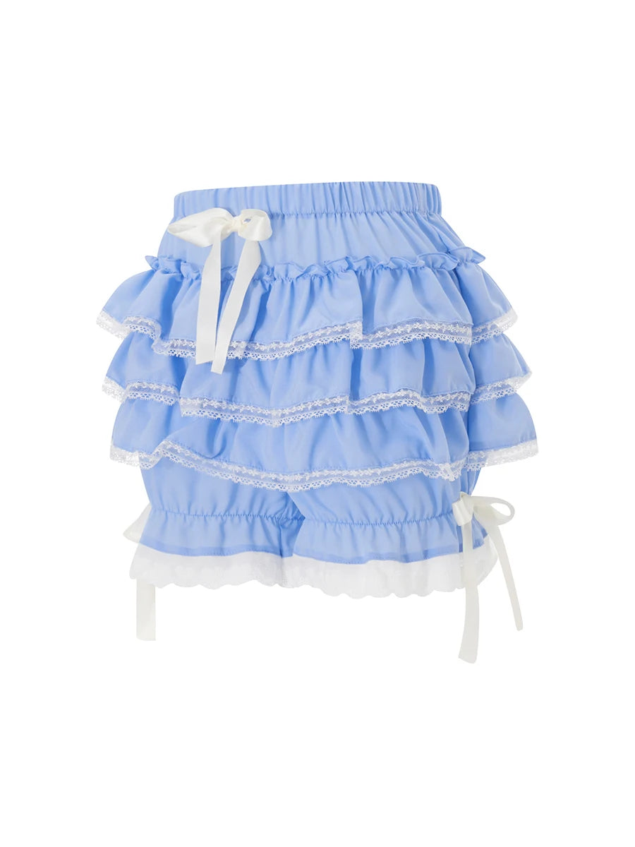 Tiered Ruffle Shorts