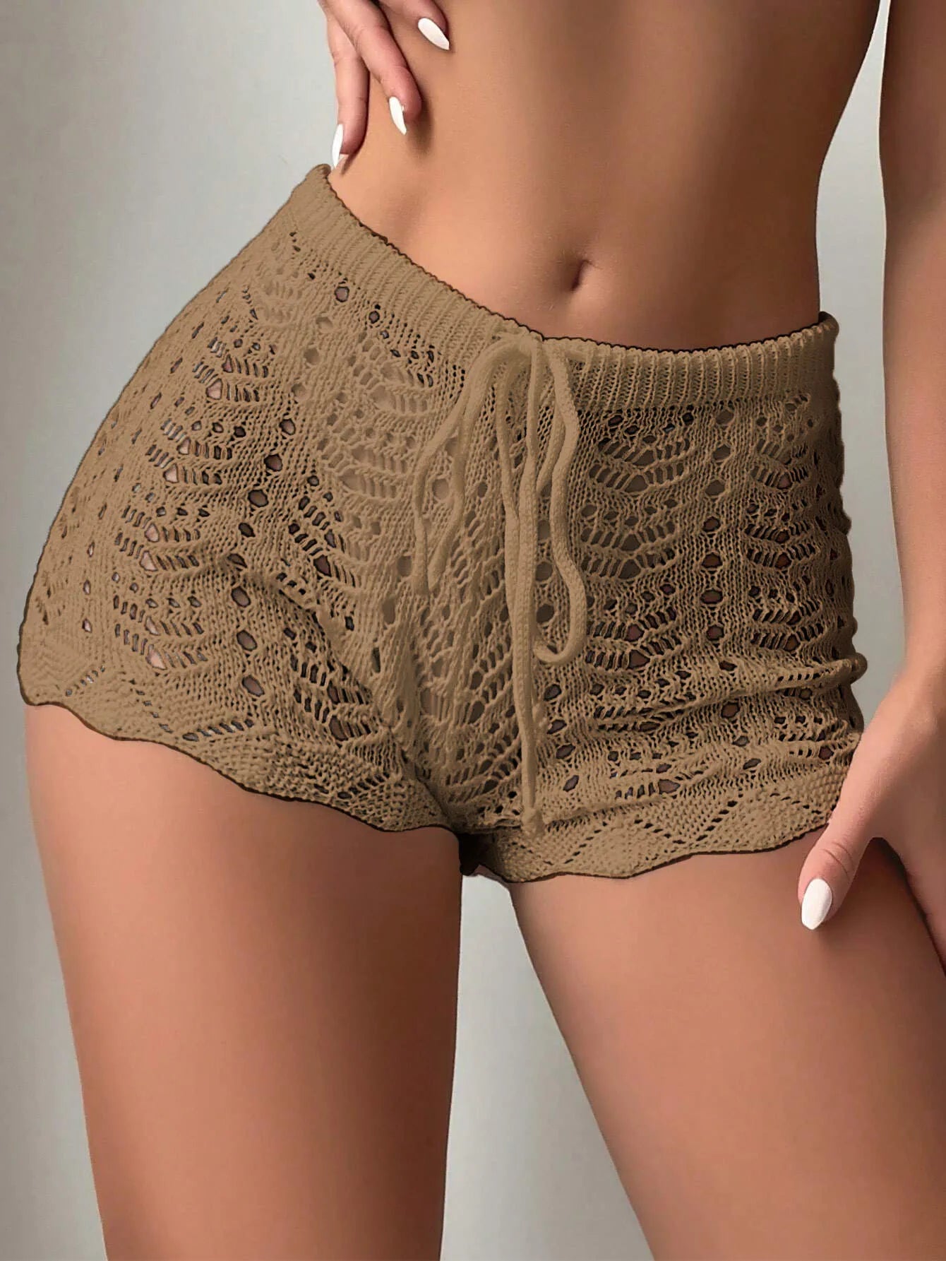Knitted Bikini shorts
