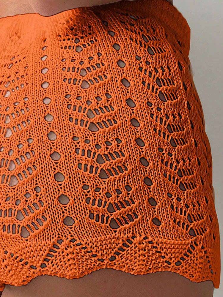 Knitted Bikini shorts